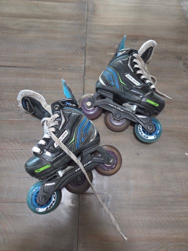 Bauer XLP Inline Skates Regular Width Adjustable Size 7-10 (Used)