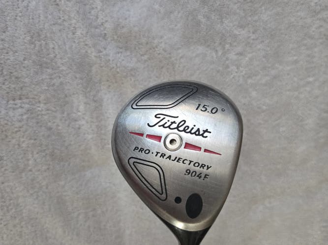 Men's Titleist 904F Right Handed Fairway Wood Stiff Flex 3 Wood (Used)