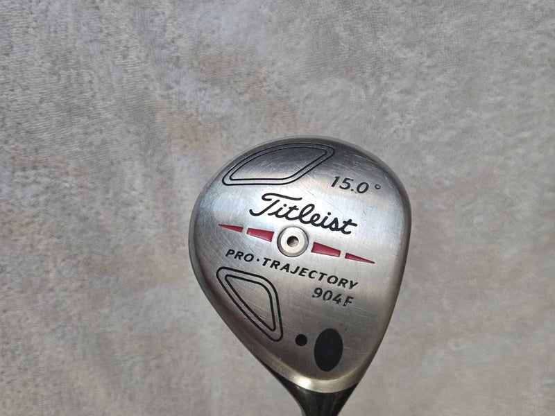 Men's Titleist 904F Right Handed Fairway Wood Stiff Flex 3 Wood (Used)