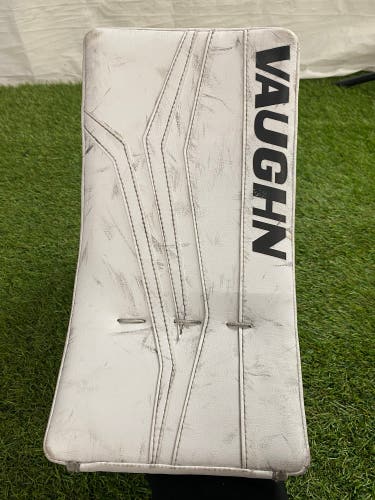White Senior Vaughn Velocity pro Goalie Blocker Regular (Used)