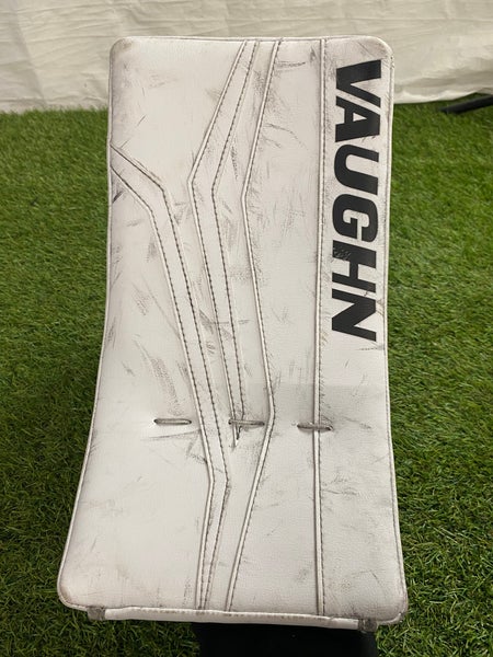 White Senior Vaughn Velocity pro Goalie Blocker Regular (Used)