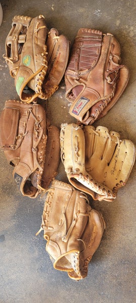 Baseball glove lot please read description