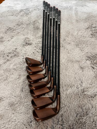 TaylorMade TaylorMade P790 Aged Copper Right Handed Iron Set Stiff Flex (New)