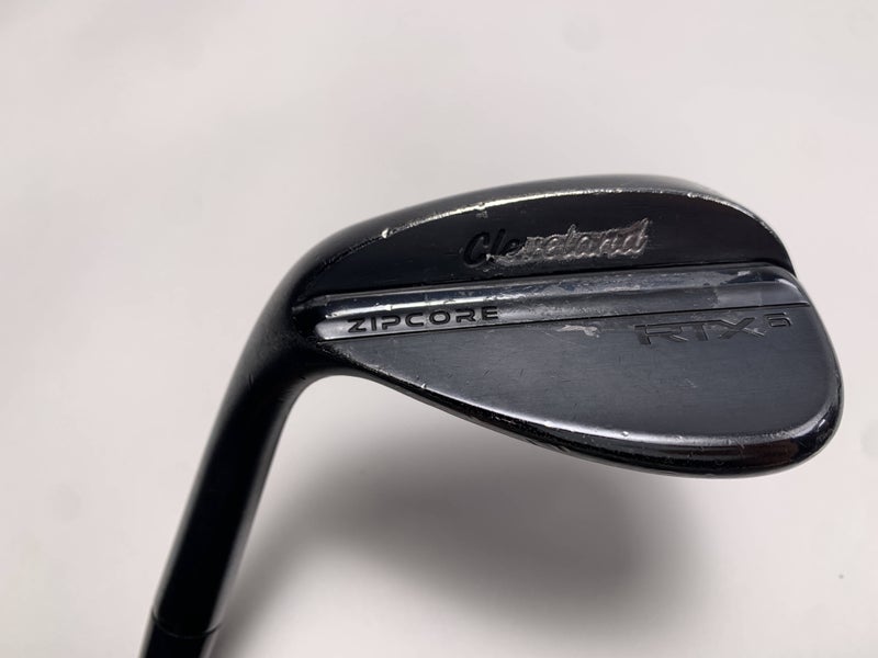 Cleveland RTX 6 ZipCore Black Satin Sand Wedge 54*10 Catalyst Black Spinner LH