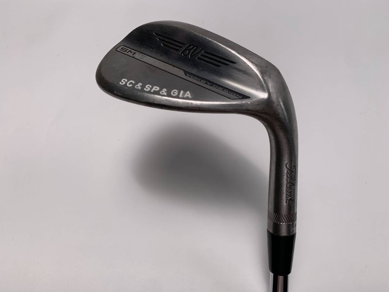 Titleist Vokey SM10 Raw Wedge 56* 8 Bounce M-Grind KBS 125g Stiff Steel Mens RH