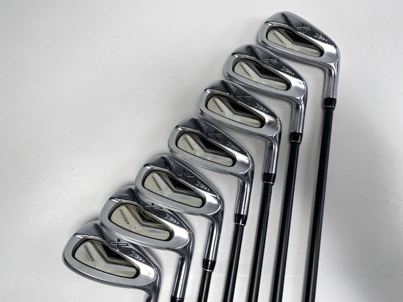 XXIO X Black Iron Set 5-PW+AW Miyazaki AX-1 Flex 4344 Stiff Graphite Mens RH