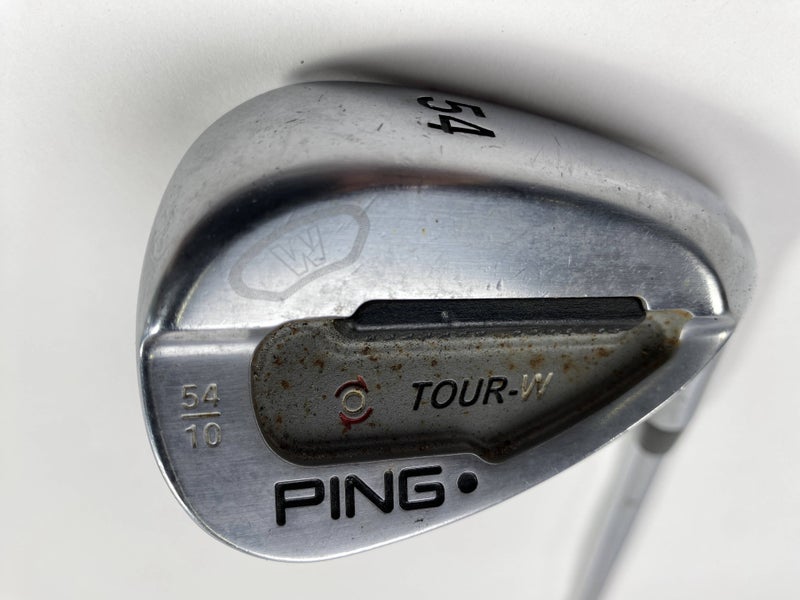Ping Tour-W Brushed Silver 54* 10 Bounce W-Grind Black Dot AWT Stiff Steel RH