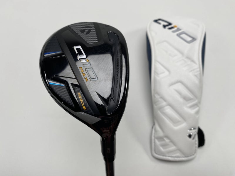 TaylorMade Qi10 MAX 5 Hybrid 27* Speeder NX 50g Senior Graphite Mens RH HC