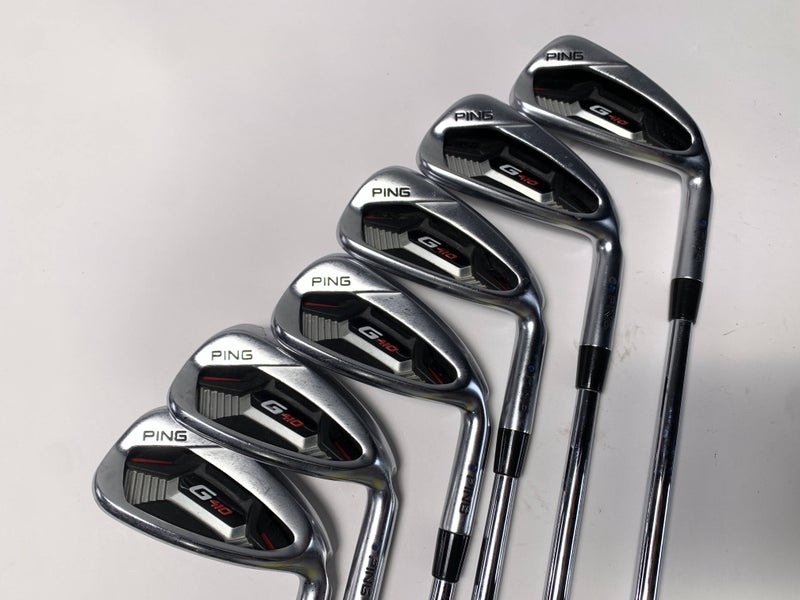 Ping G410 Iron Set 5-PW Blue Dot AWT 2.0 Regular Steel Mens RH Midsize Grips