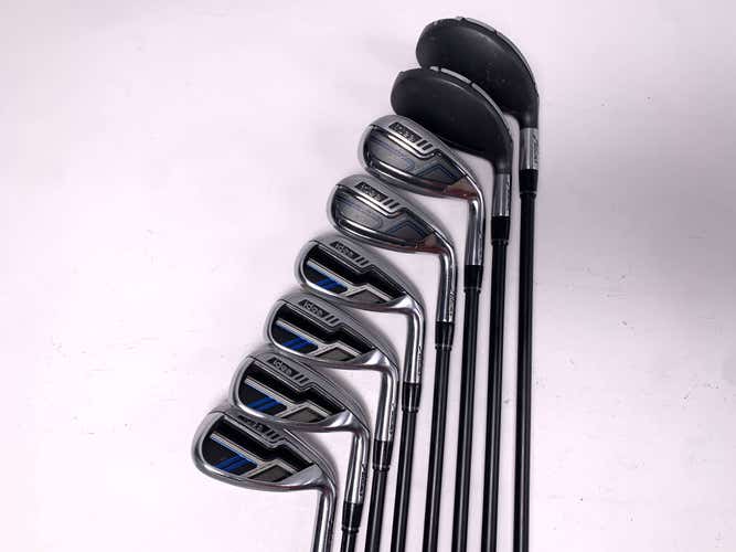 Adams Idea 2014 Iron Set 4HY-5HY-6 Iron-PW+SW Idea 55g Senior Graphite Mens RH