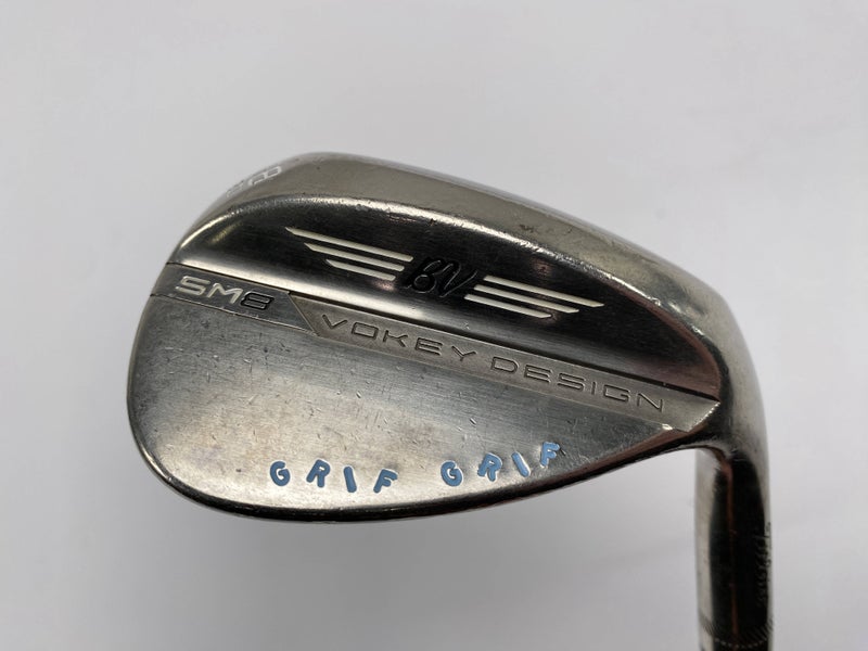 Titleist Vokey SM8 Tour Chrome Wedge 58* 12 True Temper AMT Red R300 Regular RH