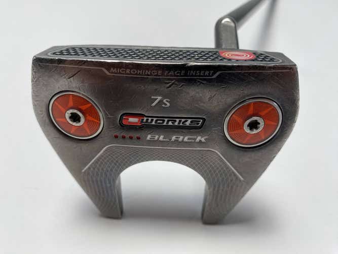 Odyssey O-Works Black 7S Putter 34" SuperStroke Pistol GT 2.0 Mens RH