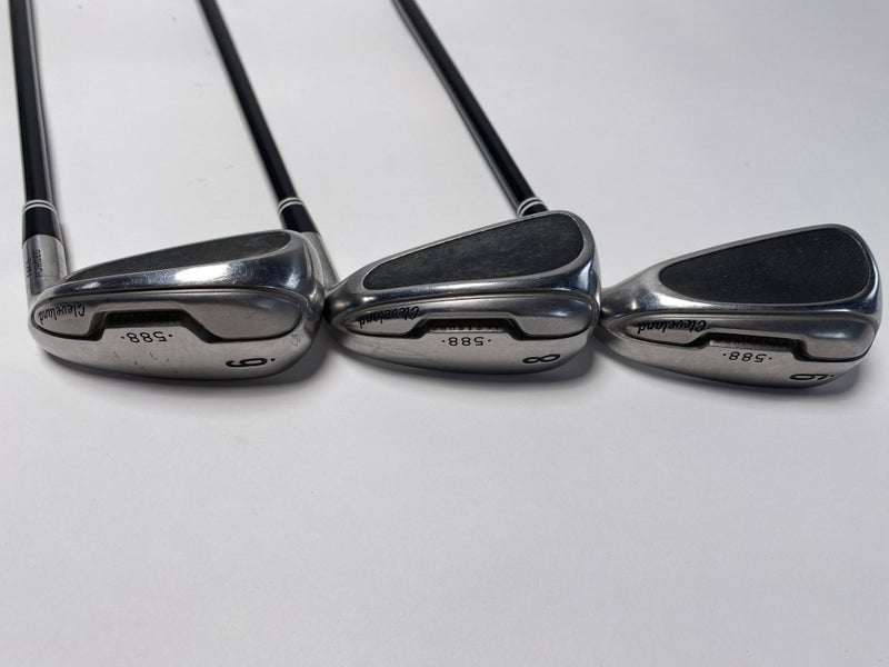 Cleveland 588 Hybrid Set 6 8 9 28* 34* 37* UST Mamiya Action Lite 55g Mens RH