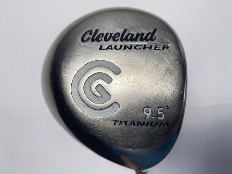 Cleveland Launcher Titanium Driver 9.5* Launcher Gold 65g Stiff Graphite Mens RH