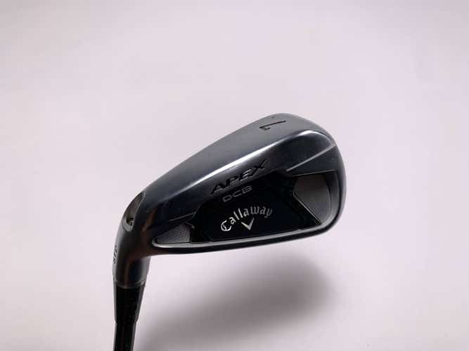Callaway Apex DCB 21 Single 7 Iron Fitter Recoil Dart F4 Stiff Graphite Mens LH