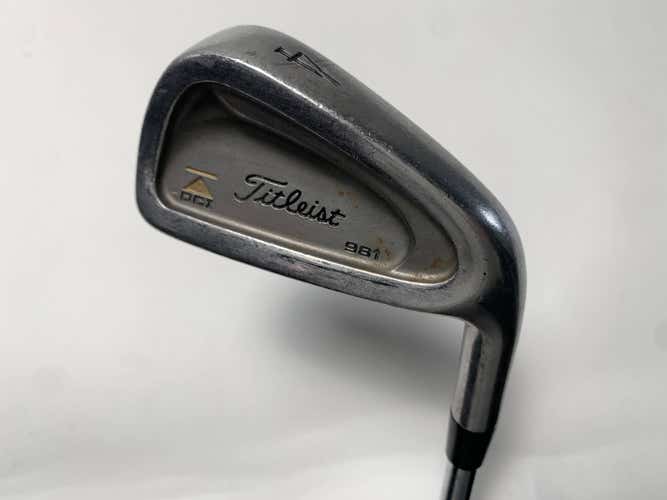 Titleist DCI 981 Single 4 Iron Tri-Spec Stiff Steel Mens RH