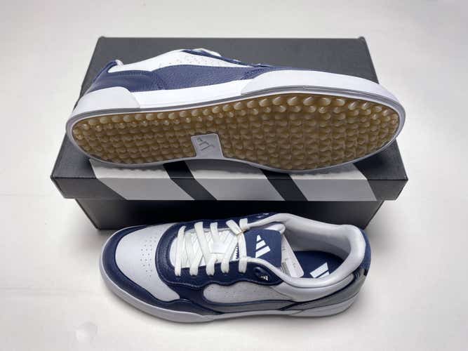 Adidas RetroCross 25 Golf Shoes Navy Blue White Men's SZ 10.5 (IH9977)