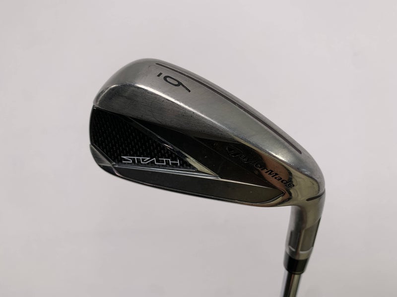 TaylorMade Stealth Single 6 Iron KBS Max MT 85g Stiff Steel Mens RH