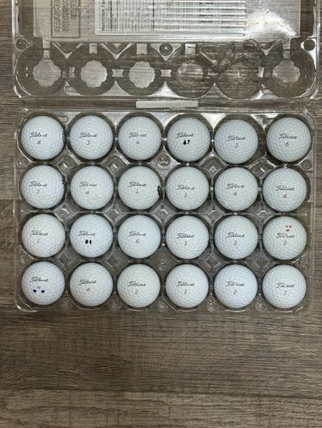 24 Titleist Pro V1x Golf Balls - 2025 Model Only, 5A MINT CONDITION ONLY