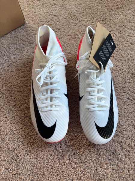 White Unisex Size M 7.5 (W 8.5) Nike Mercurial Superfly Cleats (New)