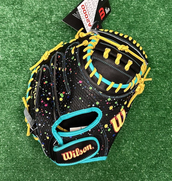 Wilson A2000 PF33 Splatter 33" Baseball Catchers Mitt Pedroia Fit