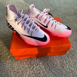 Nike Mercurial JR Superfly 9 Soccer Cleats Pink Kids 2.5Y (Big Kids / Youth) NEW