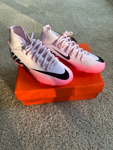 Pink Kids 2Y (Big Kids / Youth) Nike Mercurial superfly 9 Cleats (New)