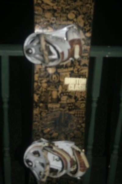 Burton Cash 160 cm Snowboard With Burton Large Bindings