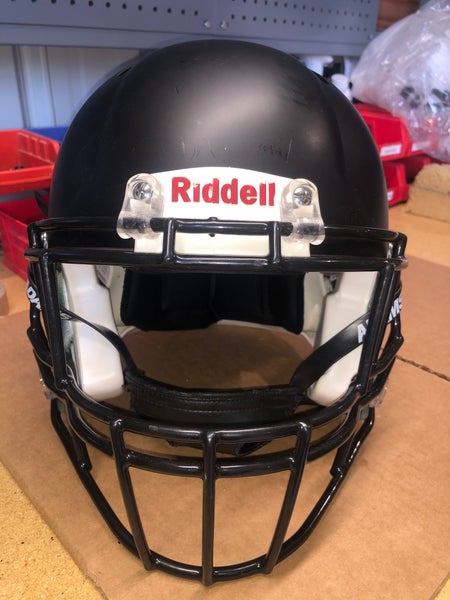 USED RIDDELL SPEED ADULT HELMET - LARGE - FLAT BLACK