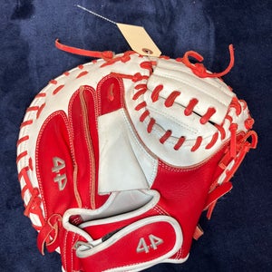 Red Adult 44 Pro Signature Series RH Catcher's Baseball Glove 33.5" (Used)