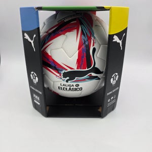 NEW Puma Orbita La Liga 1 El Clásico Official FIFA Soccer Match Ball Size 5