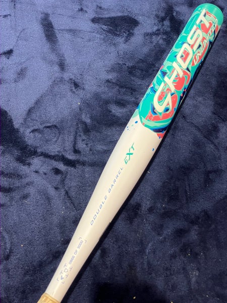 White Easton Ghost Unlimited Composite Bat (-10) 22 oz 32" (Used)