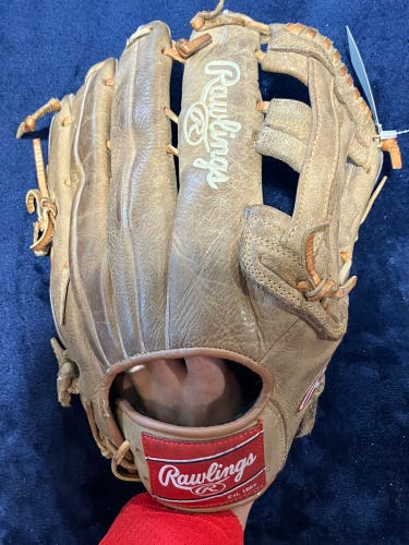 Brown Rawlings Player Preferred RH Outfield Baseball Glove 12.75" (Used)