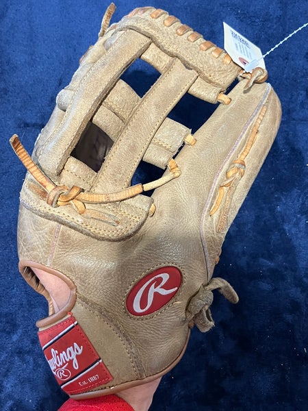 Brown Rawlings Player Preferred RH Outfield Baseball Glove 12.75" (Used)