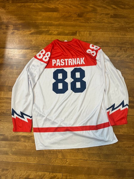 Pastrnak 88 Czech Republic White Large Men's Jersey (Used)