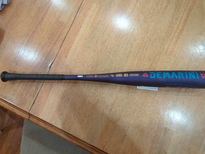 DeMarini Voodoo One Alloy BBCOR Certified Bat (-3) 29 oz 32" (Used)