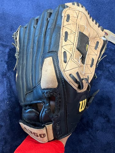 Brown Wilson A360 RH Softball Glove 13" (Used)
