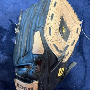 Brown Wilson A360 RH Softball Glove 13" (Used)