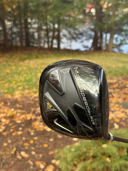 Nike SQ Machspeed Black Square Driver 9.5* w/60g Stiff Flex Shaft CLEAN!!