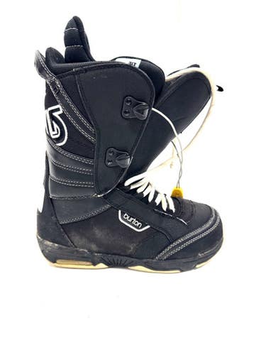 Used Burton LODI Womens Snowboard Boots Black Senior 6 11860-S000300345