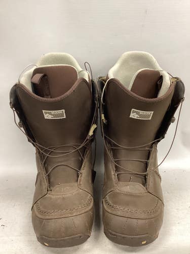 Used Burton RULER Mens Snowboard Boots Brown Senior 13 11851-S000039646