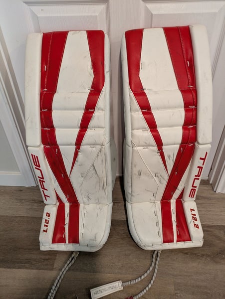 34" True L12.2 Goalie Leg Pads (Used)