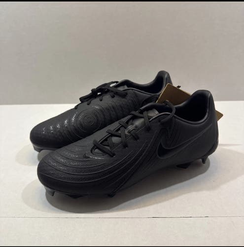 Black Men's Size M 6.5 (W 7.5) Nike Phantom GX Cleats (New)