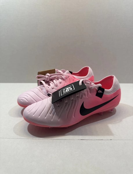 Pink Men's Size M 6.5 (W 7.5) Nike Tiempo legend Cleats (New)