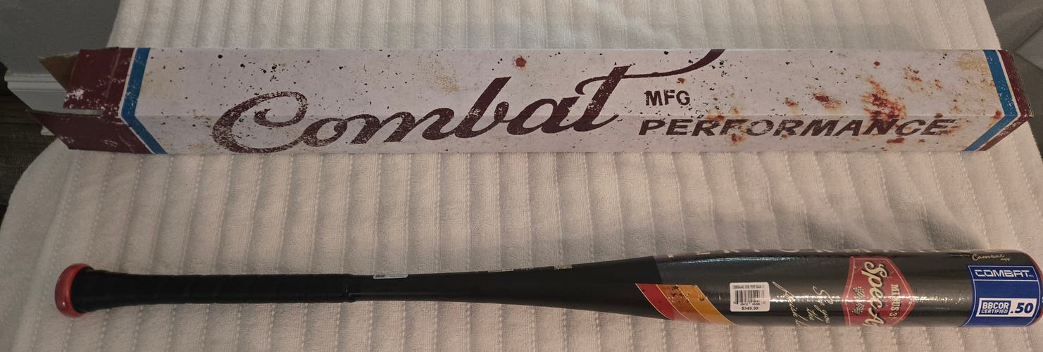 Combat MFG Spec A1 Alloy BBCOR Certified Bat (-3) 33" (New)