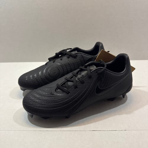 Black Men's Size M 6.5 (W 7.5) Nike Phantom GX Cleats (New)