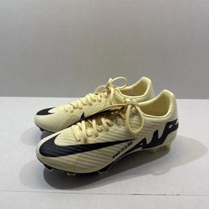 Yellow Men's Size M 5.5 (W 6.5) Nike Mercurial Vapor 15 Cleats (New)