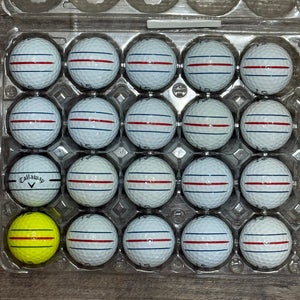 20 Callaway Triple Track Golf Balls, Chrome Tour & ERC Soft - 5A MINT CONDITION