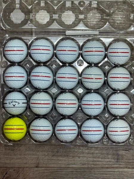 20 Callaway Triple Track Golf Balls, Chrome Tour & ERC Soft - 5A MINT CONDITION