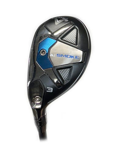 LH Callaway Paradym Ai Smoke 18* 3 Hybrid/Rescue Graphite Cypher Sixty 5.5